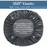 Dark Grey Queen Sheets Set