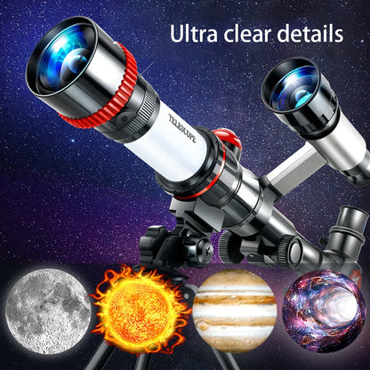 High Magnification Astronomical Telescope