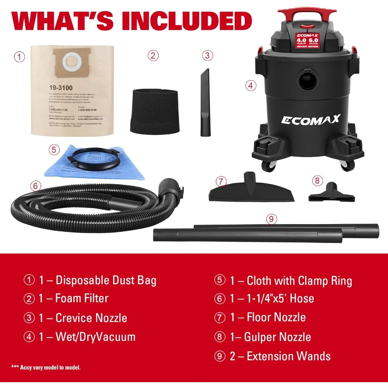 Shop Vacuum Wet/Dry 6 Gallon