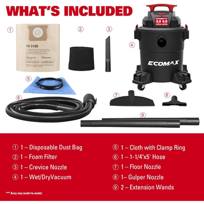 Shop Vacuum Wet/Dry 6 Gallon