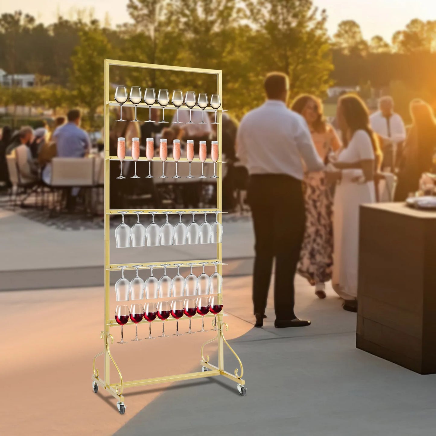 5-Tier Champagne Glass Holder