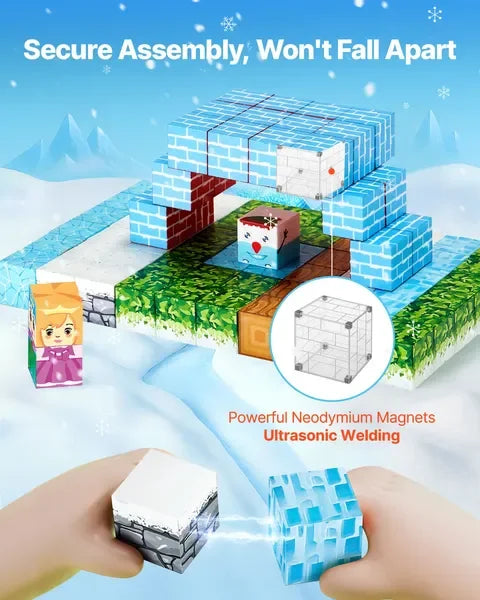 Magnetic Blocks Montessori Sensory Toys