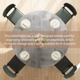 [TABLE ONLY] Dining Table for 4-6