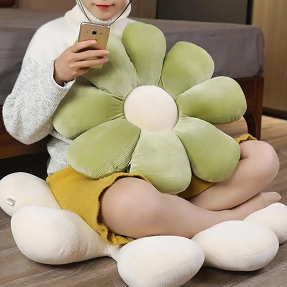 Flower Shaped Plush Pillow for home use