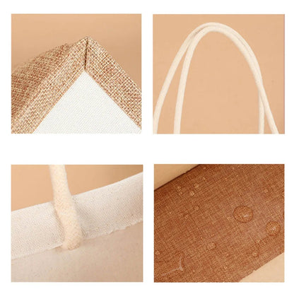 Burlap Jute Tote Bag