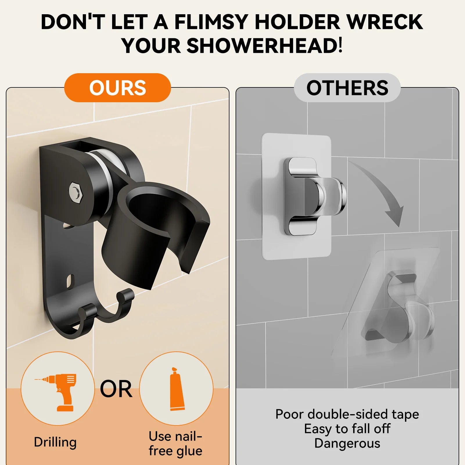 Dual Shower Head For Couples