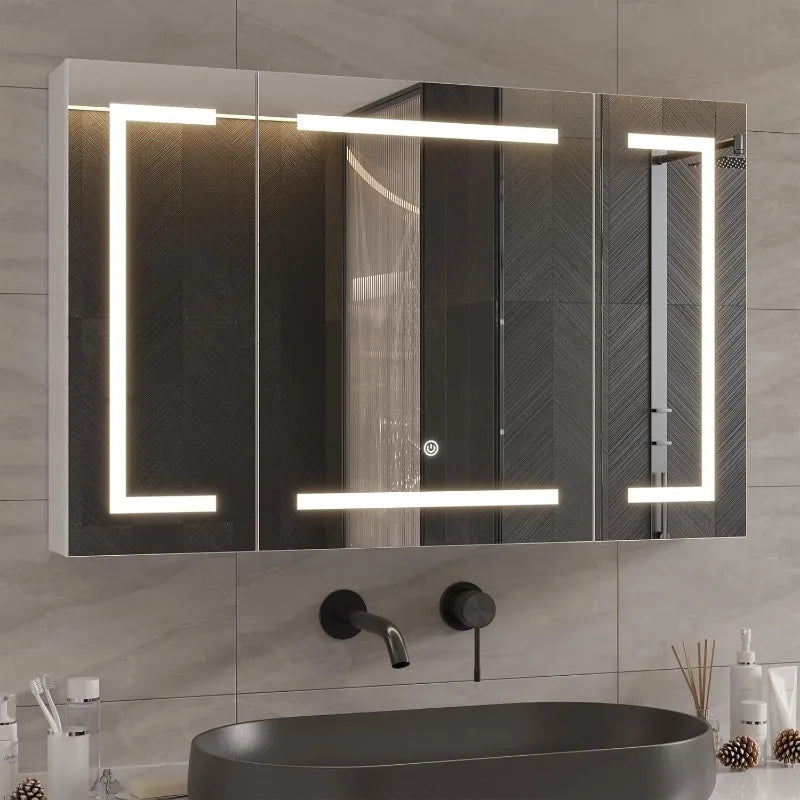 Medicine Cabinet, Mirror, LED Light