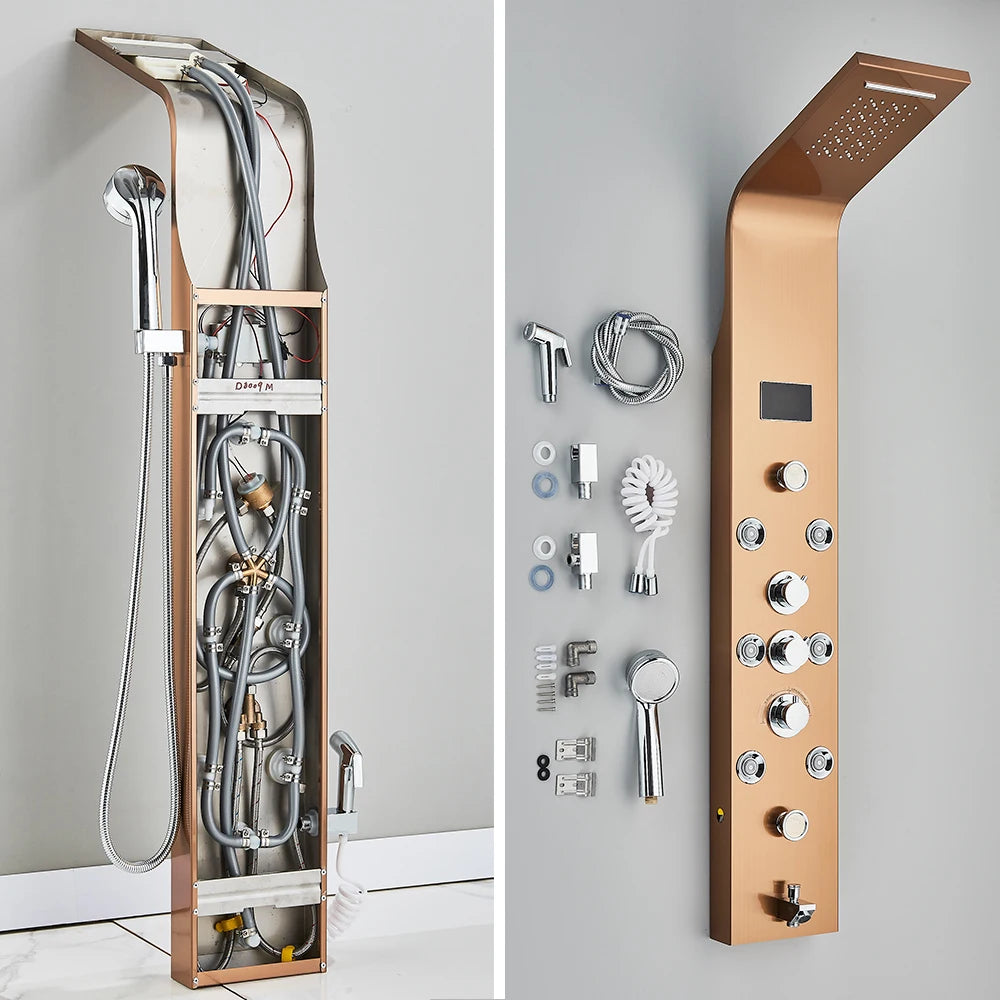 LED Intelligent Bathroom Shower