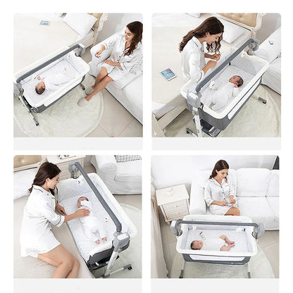 Rocking Baby Bassinet with Gentle Motion for Newborns