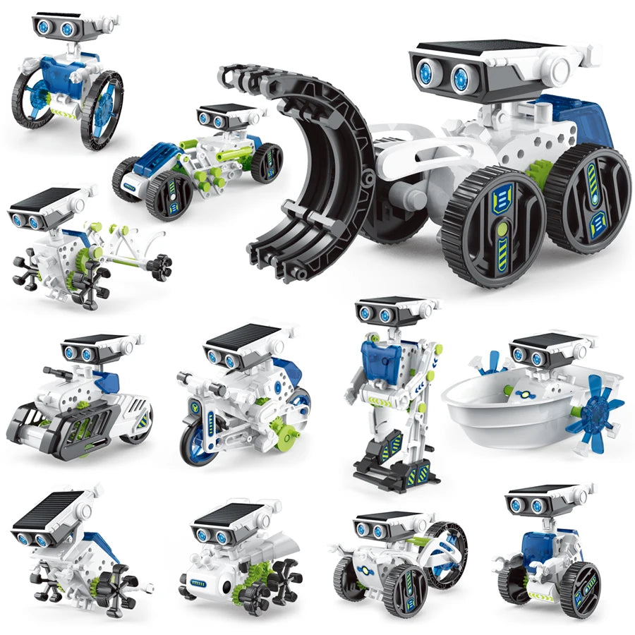12-in-1 Solar Robot Toy Kit for Kids