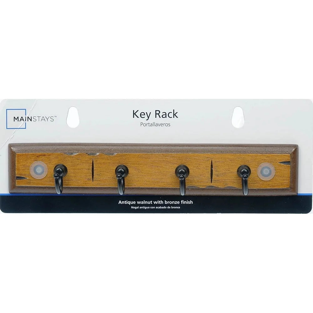 Four Hook Key Holder