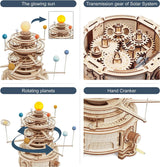 Rotatable Mechanical Orrery DIY