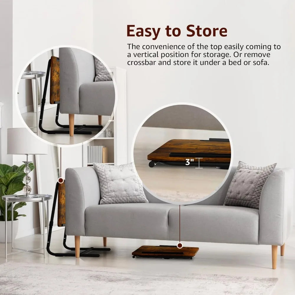 4 Piece TV Tray Set for Living Room and Home Use