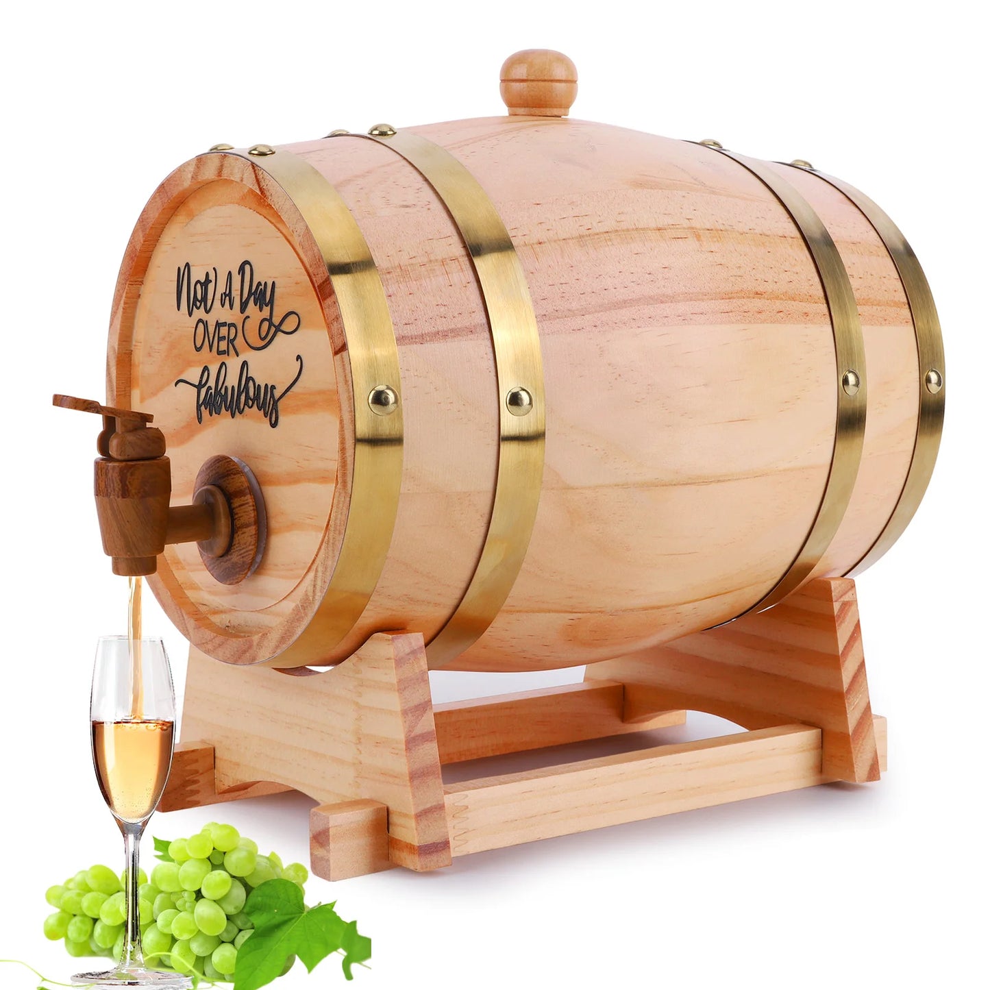 3Liter Wooden Whiskey Barrel