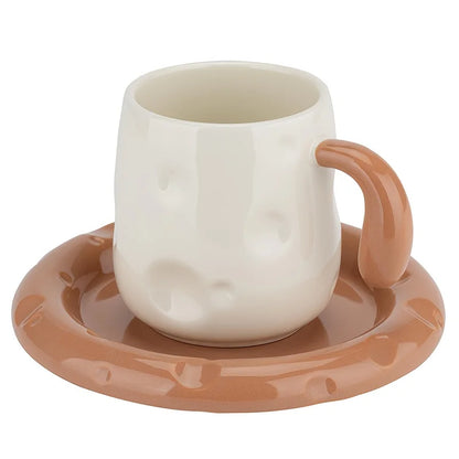 Coffee Cup Saucer Set for home use