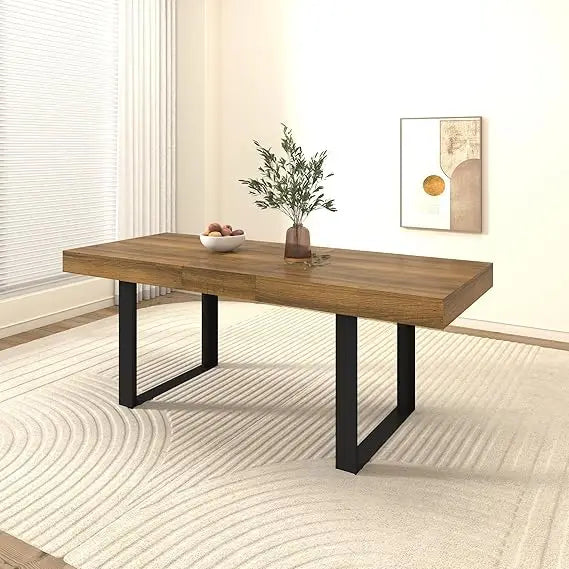 Extendable Dining Room Table 78.74 Inches