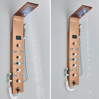 LED Intelligent Bathroom Shower