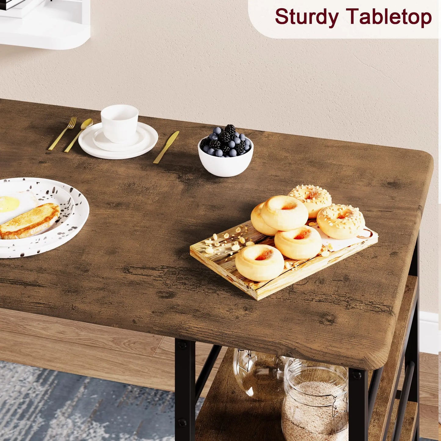 Narrow Bar Table/2 Stools