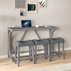 59" 4 Piece Bar Table Set