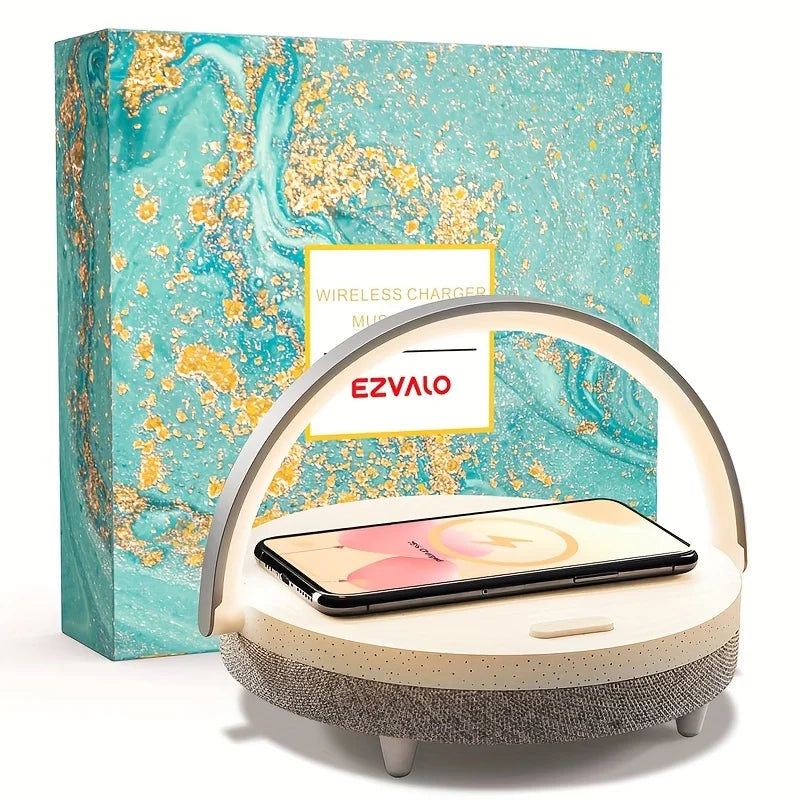 Music Table Lamp with Bluetooth Speaker for Home Décor