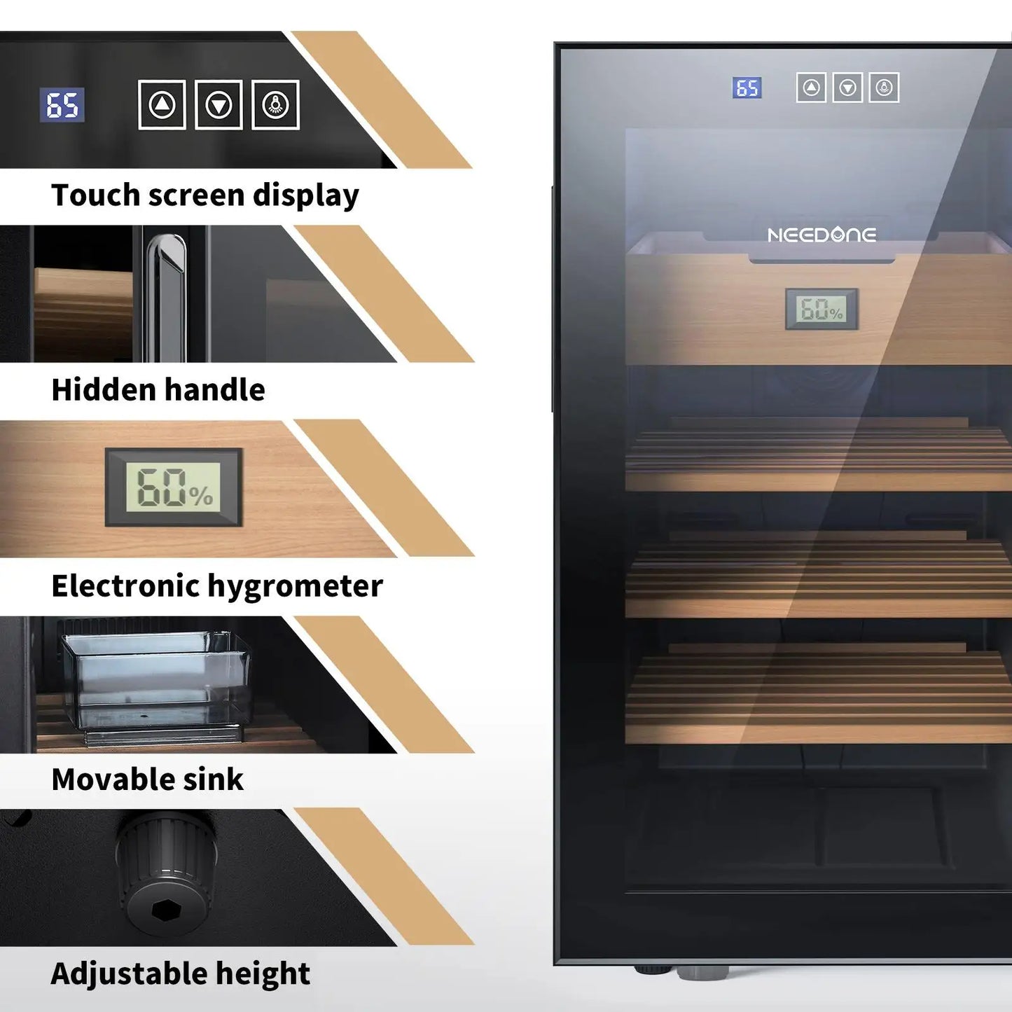 Cigar Humidor with Heating and Cooling