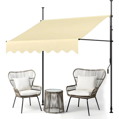 Outdoor Sunshade Canopy 78"×118"