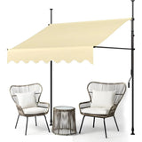 Outdoor Sunshade Canopy 78"×118"
