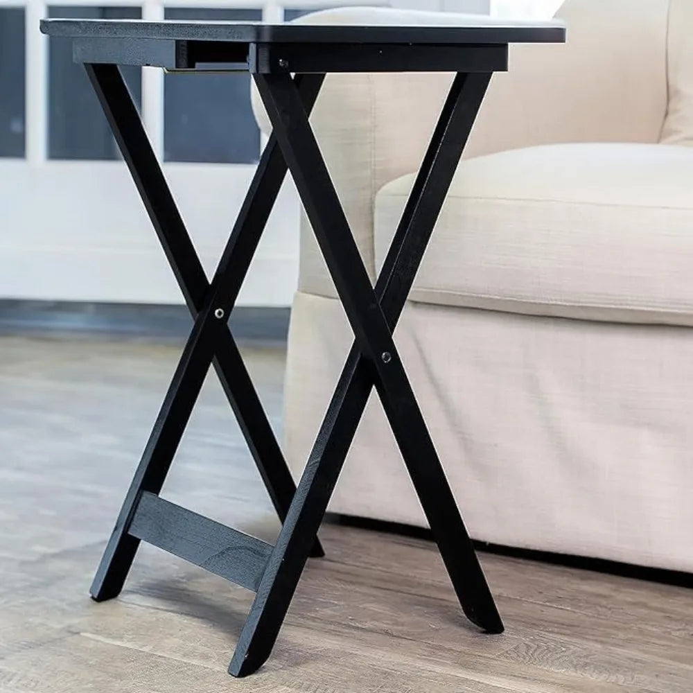 Rectangular Folding TV Trays for Living Room and Home Use