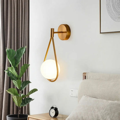 Glass Ball Wall Lamp