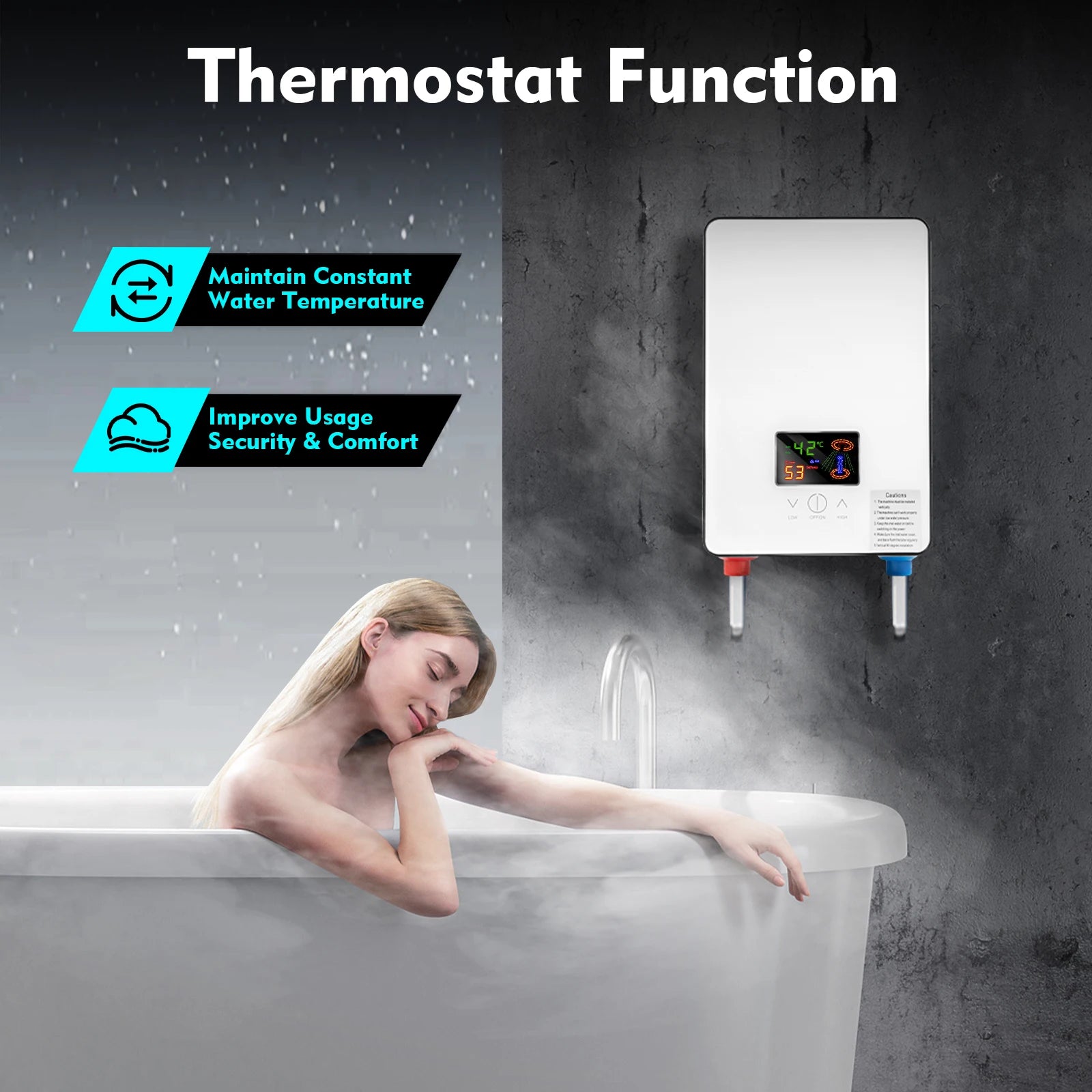 Instantaneous Water Heater Shower Set