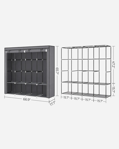 Portable Wardrobe Closet Organizer