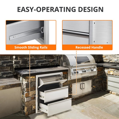 Outdoor Kitchen Drawers