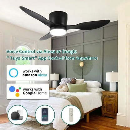 42 Inch Smart, Embedded Ceiling Fan