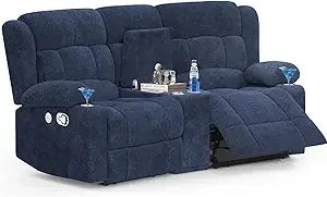 Modern Loveseat Recliner Sofa for Living Rooms & Lounging