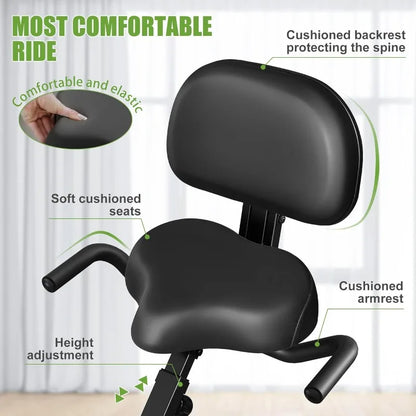 Folding Upright Exercise Bike