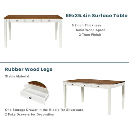 Wood Dining Table Set