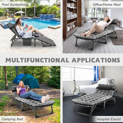 Chaise Lounge Chair, 5 Positions