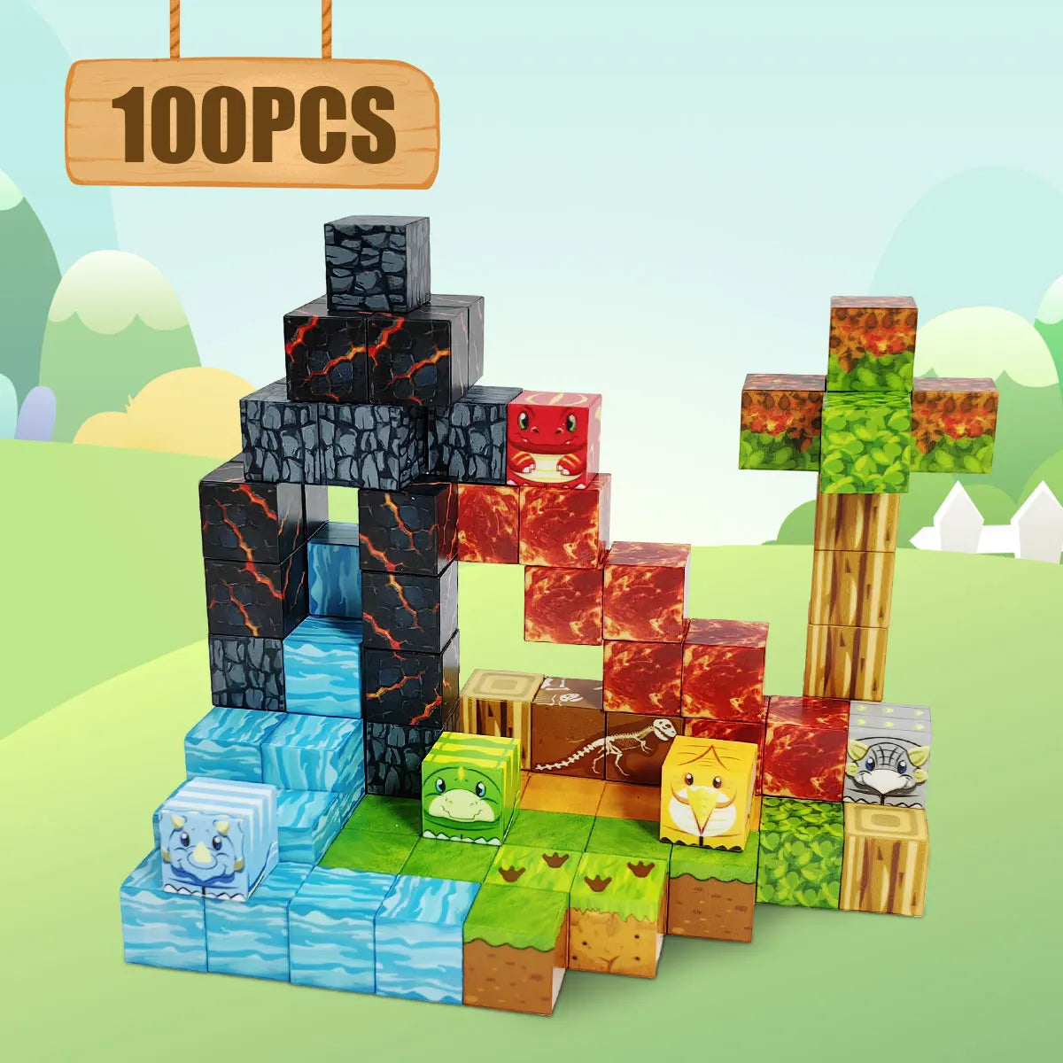 Kids Magnetic Building Blocks