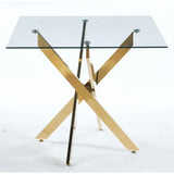 Square Glass Dining Table