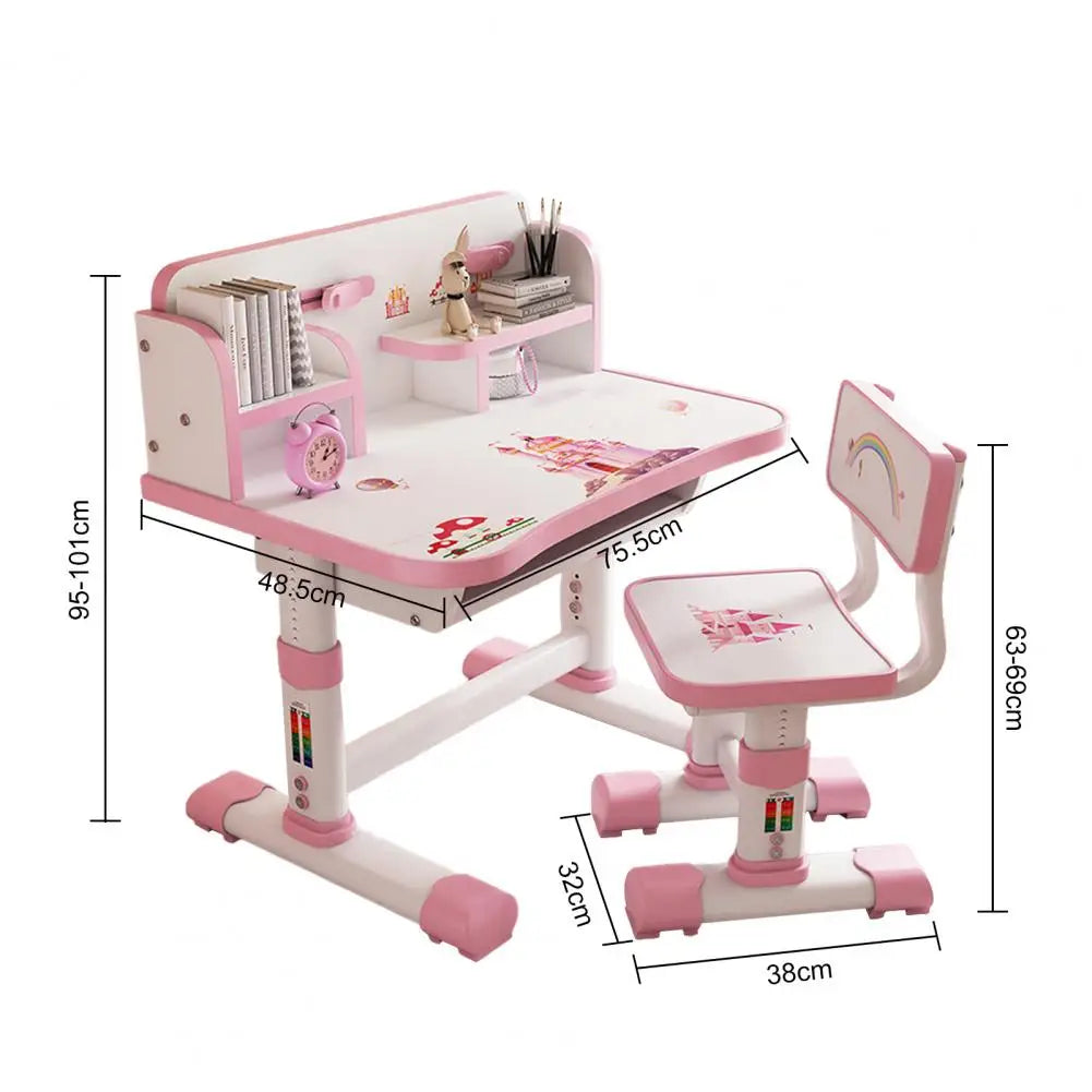 Children's Pink Study Desk