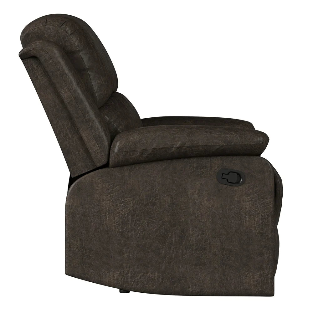 Recliner Faux Suede Chair Comfortable & Stylish Seating