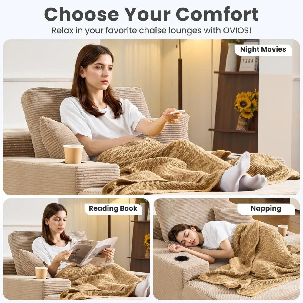 Indoor Chaise Lounge Chair