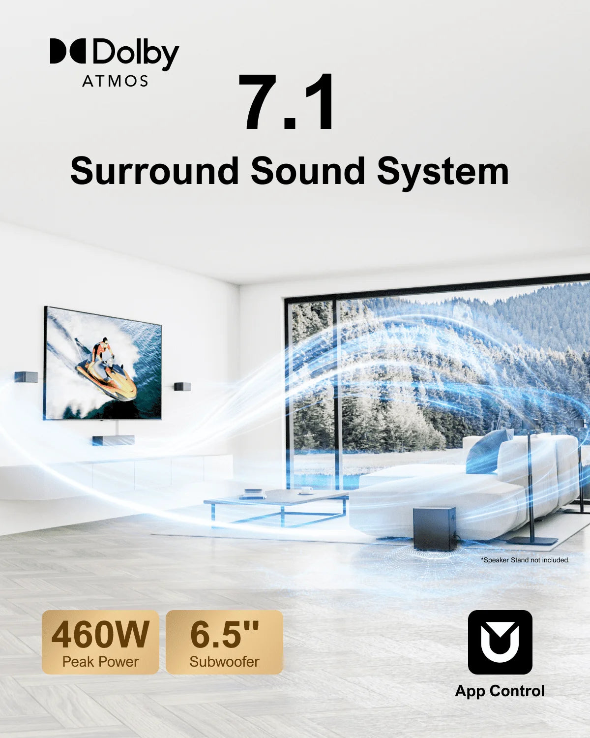 Soundbar with Dolby Atmos & APP