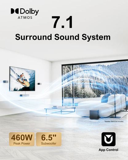 Soundbar with Dolby Atmos & APP