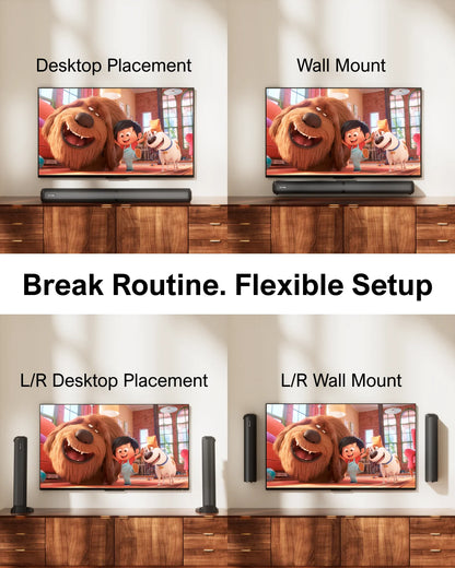 Soundbar with Subwoofer, Bluetooth