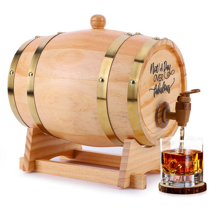 Wooden Whiskey Barrel/Stand 3L