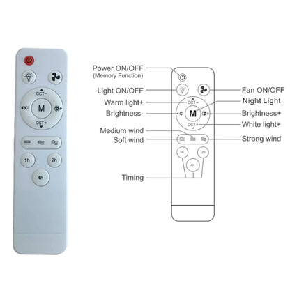 Ceiling Fan, Lamp, Remote Control