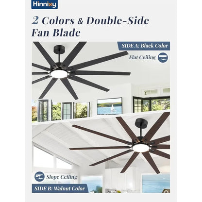 Industrial Ceiling Fan with Lights