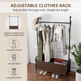Clothes Rack with Wheels