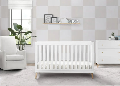 Convertible Baby Crib 4-in-1 for Nursery and Growing Babies